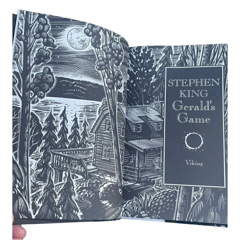 Stephen King Gerald’s Game HardCover Book-1st Edition